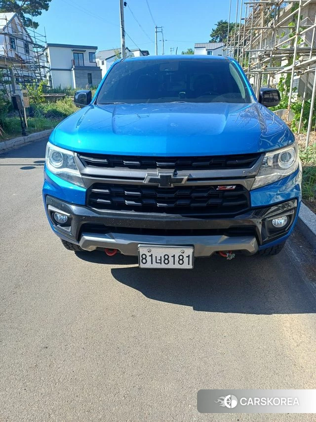 Chevrolet (GM Daewoo) Real New Colorado 2021 Синий из Кореи, фото 3