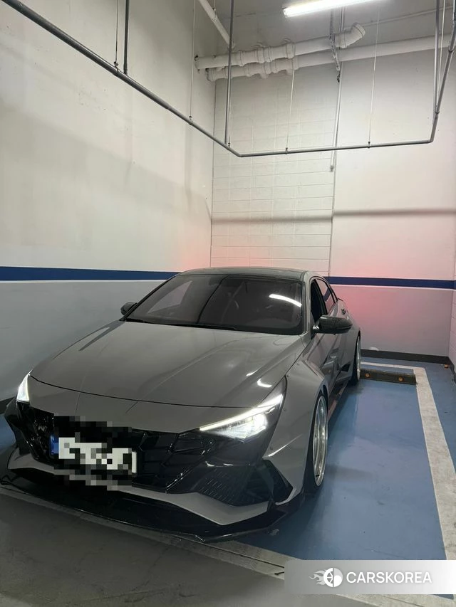 Hyundai Avante (CN7) 2021 Серебристо-серый из Кореи, фото 4