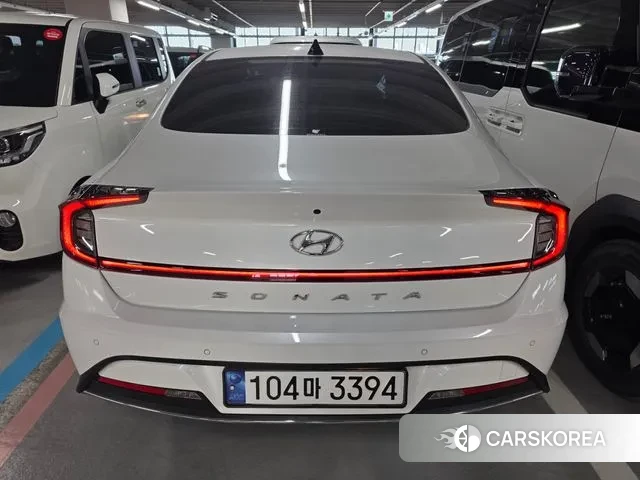 Hyundai Sonata (DN8) 2021 Белый из Кореи, фото 3