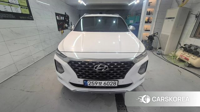 Hyundai Santa Fe TM 2019 Белый из Кореи, фото 3