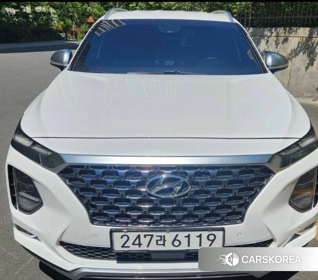 Hyundai Santa Fe TM 2019 Белый из Кореи, фото 3