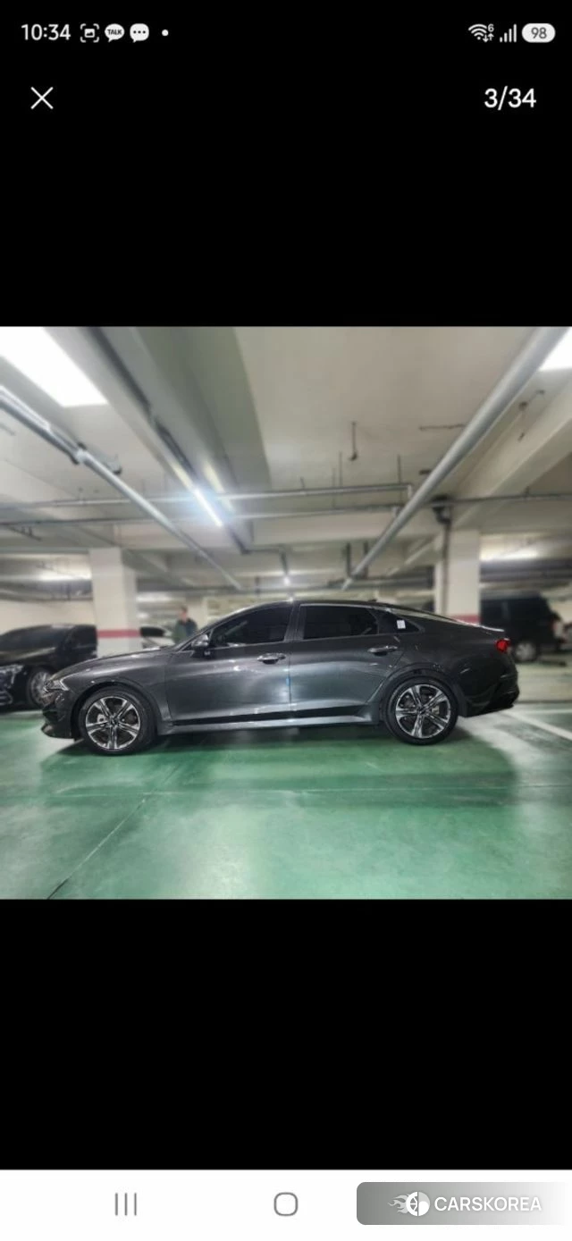 Kia K5 3rd generation 2021 Серый из Кореи, фото 3