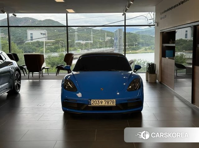 Porsche 718 Boxster 2023 Синий из Кореи, фото 3