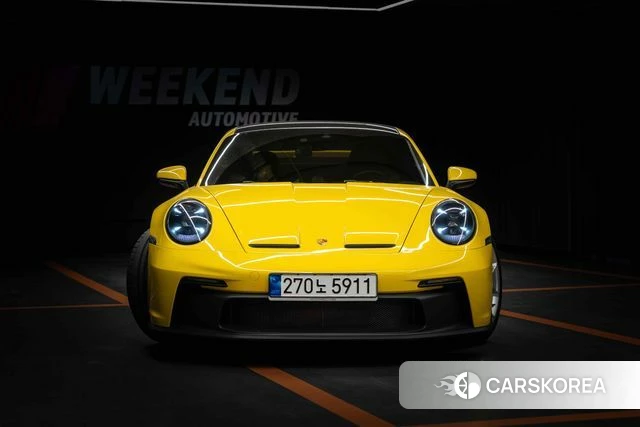 Porsche 911(992) 2022 Желтый из Кореи, фото 3