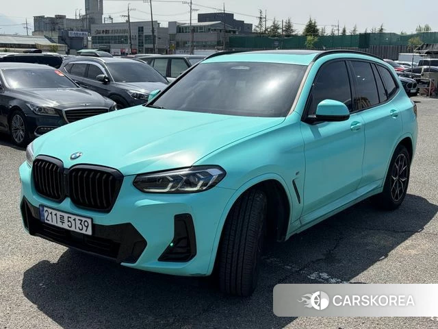 BMW X3 (G01) 2024 Серебристо-серый из Кореи, фото 6