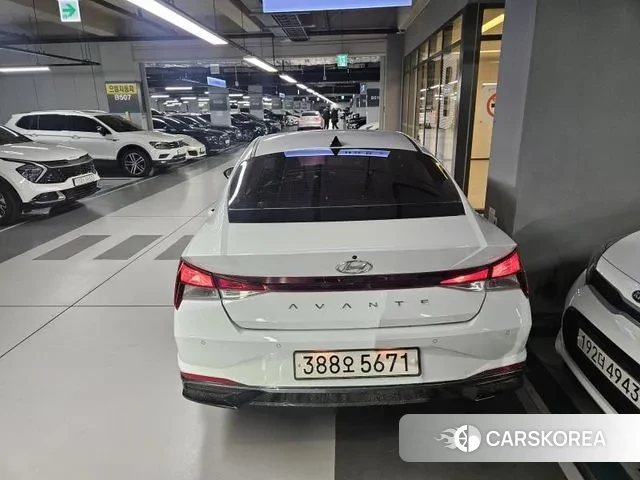 Hyundai Avante (CN7) 2021 Белый из Кореи, фото 6