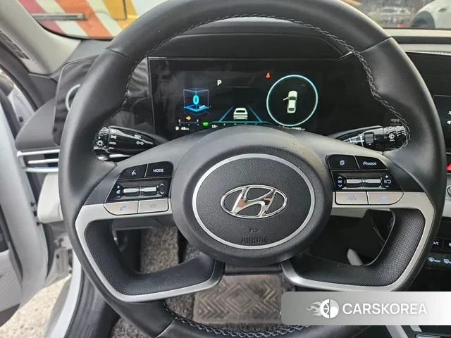 Hyundai Avante Hybrid (CN7) 2020 Белый из Кореи, фото 3