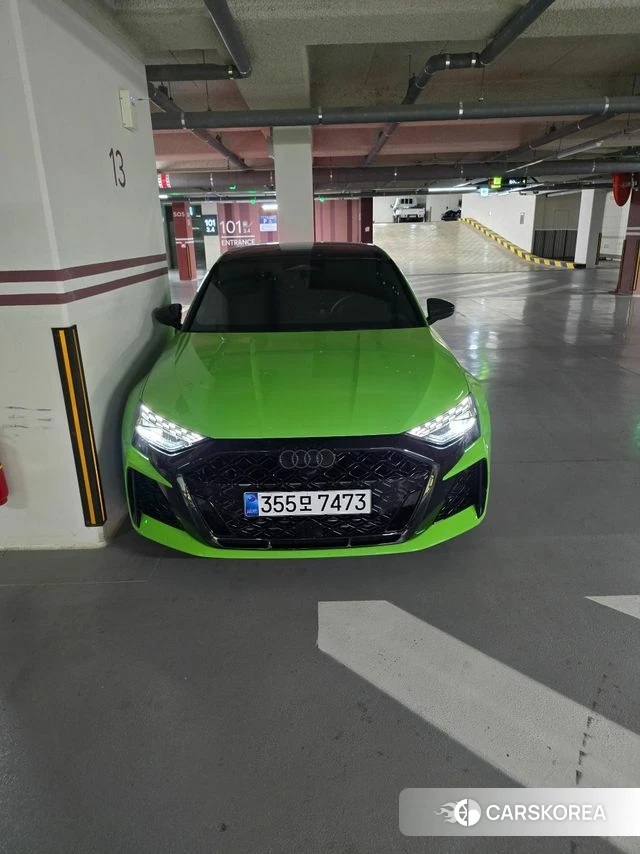 Audi RS3 (8Y) 2025 Зеленый из Кореи, фото 3