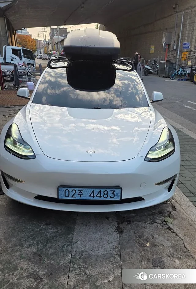 Tesla Model 3 2021 Белый из Кореи, фото 3