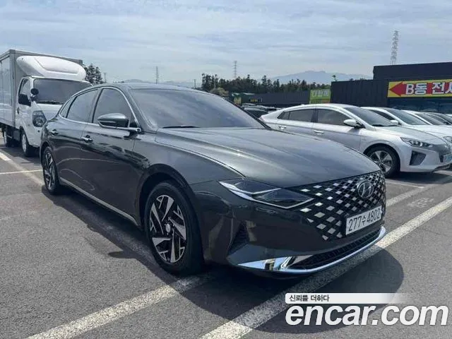 Hyundai The New Grandeur IG Hybrid 2021 Черный из Кореи, фото 6