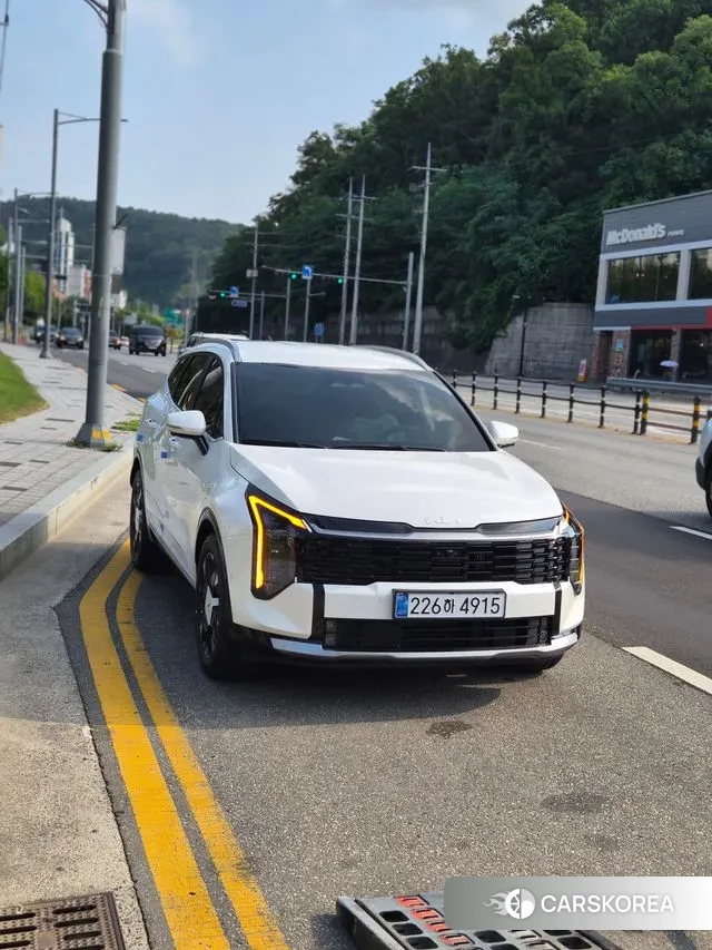 Kia The New Sportage 5th Generation 2025 Белый из Кореи, фото 3