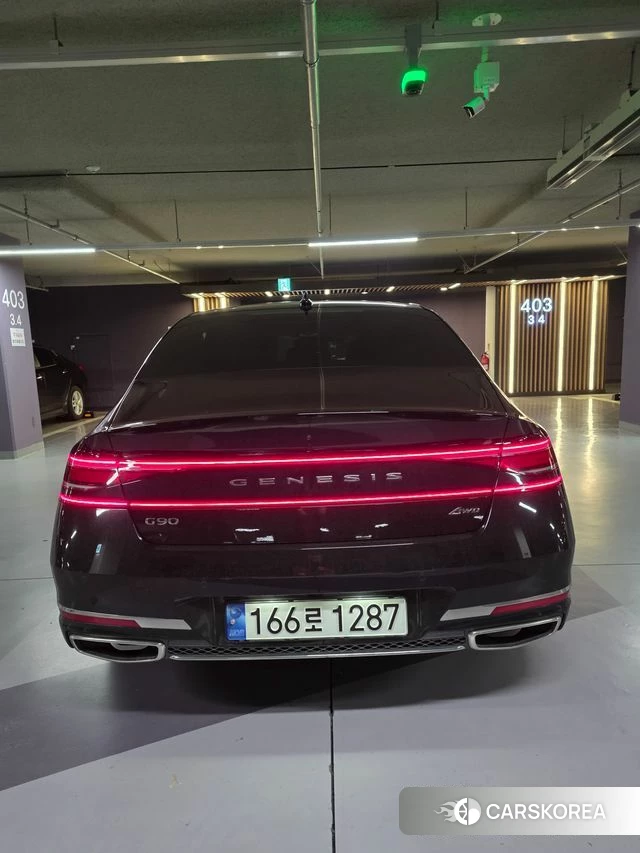 Genesis G90 (RS4) 2022 Черный из Кореи, фото 3