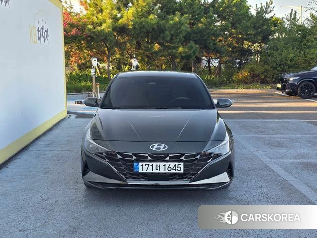 Hyundai Avante (CN7) 2022 Темно-зеленый из Кореи, фото 5