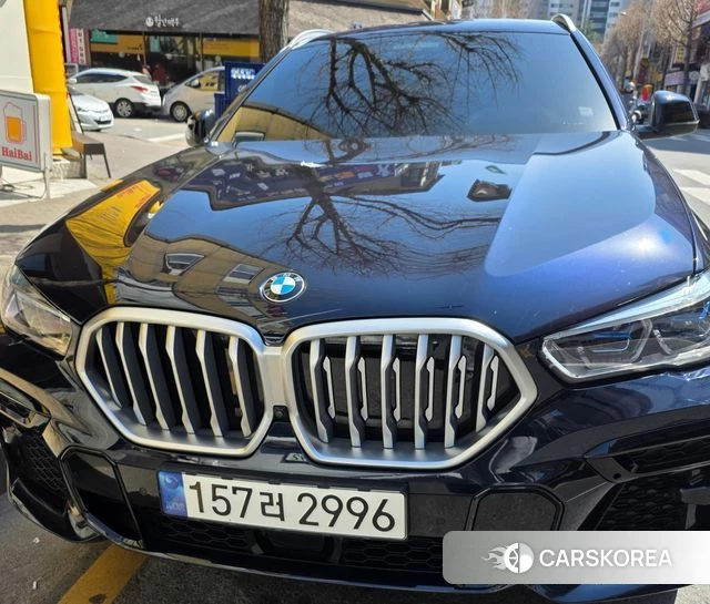 BMW X6 (G06) 2022 Черный из Кореи, фото 3