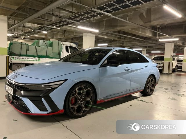 Hyundai The New Avante (CN7) 2026 Небесно-голубой из Кореи, фото 6