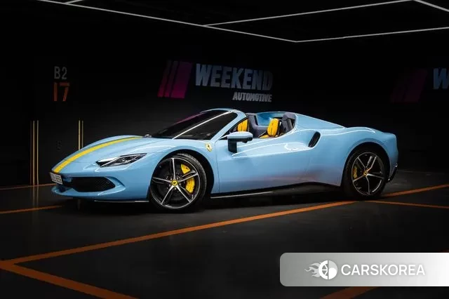 Ferrari 296 GTS 2023 Светло-серебряный цвет из Кореи, фото 4