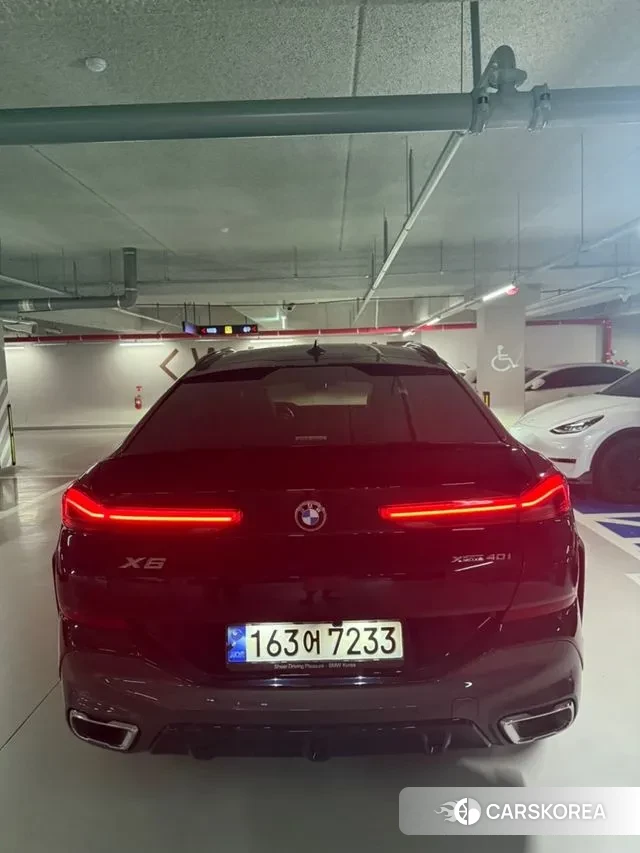 BMW X6 (G06) 2022 Черный из Кореи, фото 3