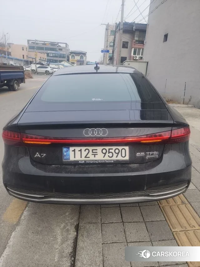 Audi A7 (4K) 2021 Черный из Кореи, фото 3