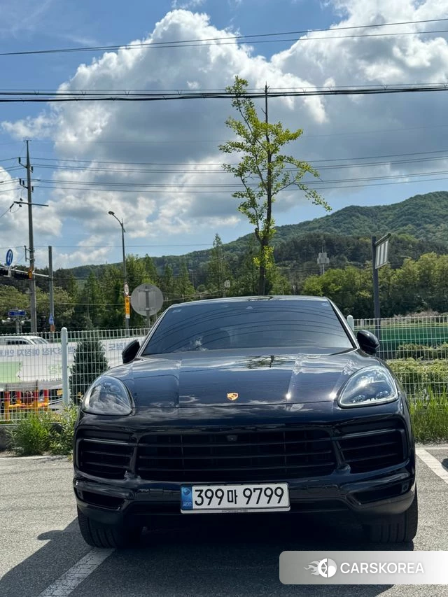 Porsche Cayenne (PO536) 2021 Черный из Кореи, фото 3