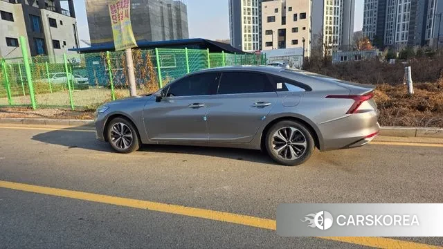 Kia K8 Hybrid 2022 Серебристо-серый из Кореи, фото 3