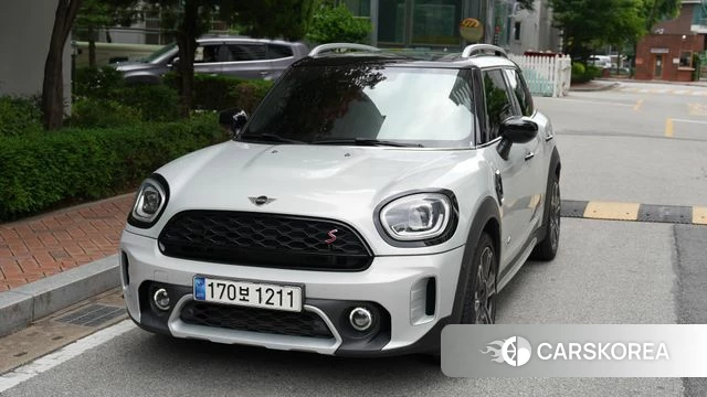 Mini Cooper S Countryman 2021 Жемчужный цвет из Кореи, фото 3