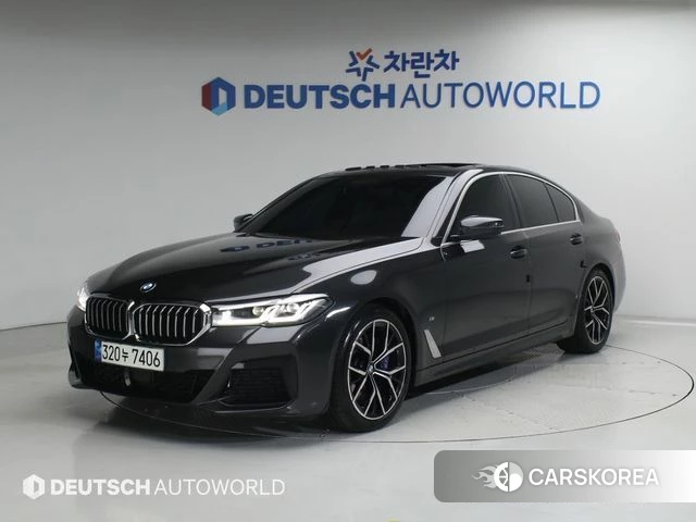BMW 5 Series (G30) 2021 Серебристо-серый из Кореи, фото 3
