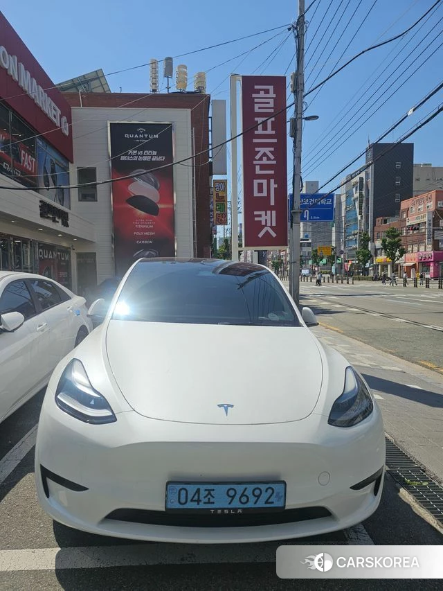 Tesla Model Y 2024 Белый из Кореи, фото 3