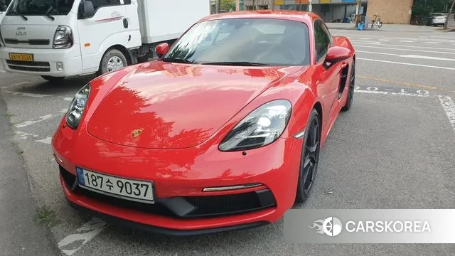 Porsche 718 Cayman 2021 Красный из Кореи, фото 3