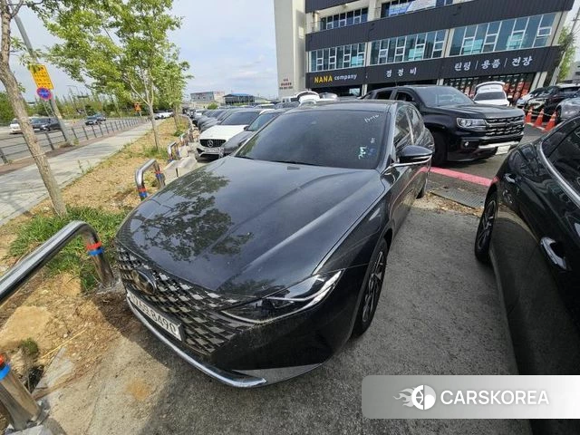 Hyundai The New Grandeur IG Hybrid 2021 Черный из Кореи, фото 6