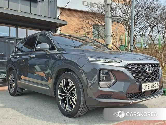 Hyundai Santa Fe TM 2018 Зеленый из Кореи, фото 4