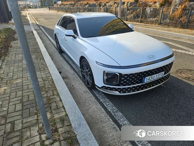 Hyundai Grandeur Hybrid (GN7) 2024 Белый из Кореи, фото 3