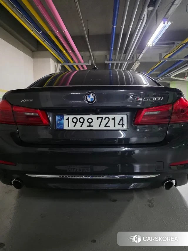 BMW 5 Series (G30) 2019 Черный из Кореи, фото 3