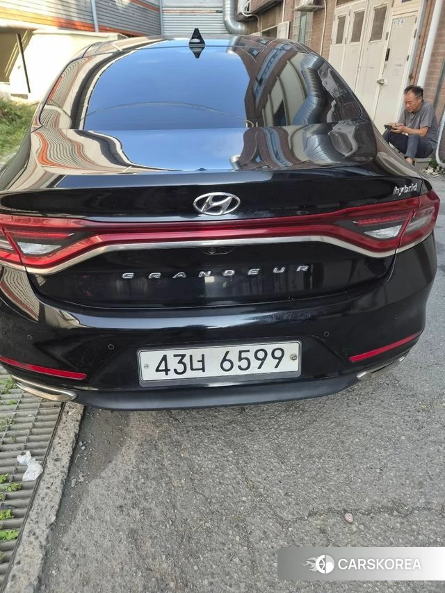 Hyundai Grandeur IG Hybrid 2018 Черный из Кореи, фото 3