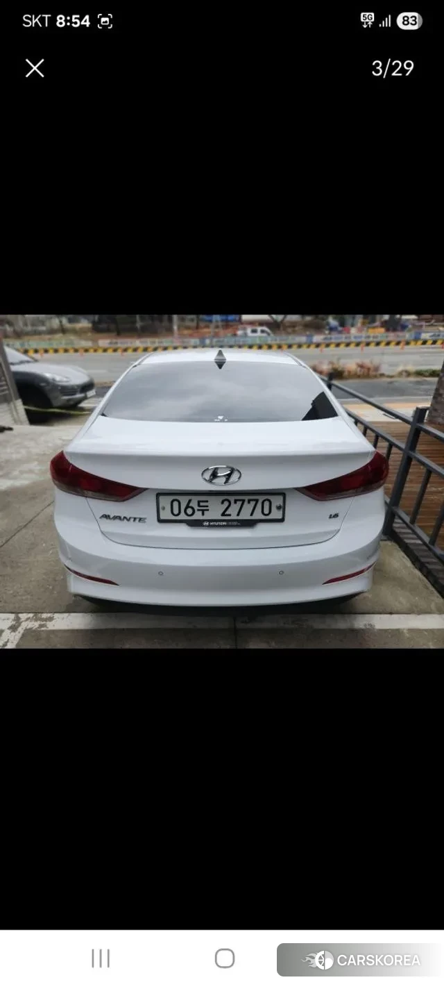 Hyundai Avante AD id 3766679 из Кореи 13