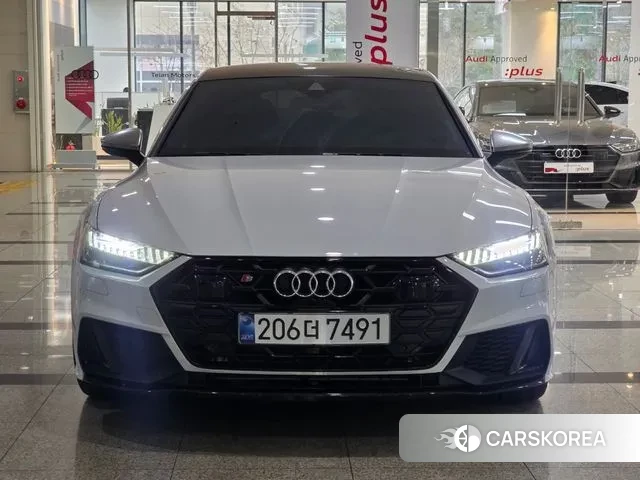 Audi S7 (4K) 2024 Белый из Кореи, фото 4