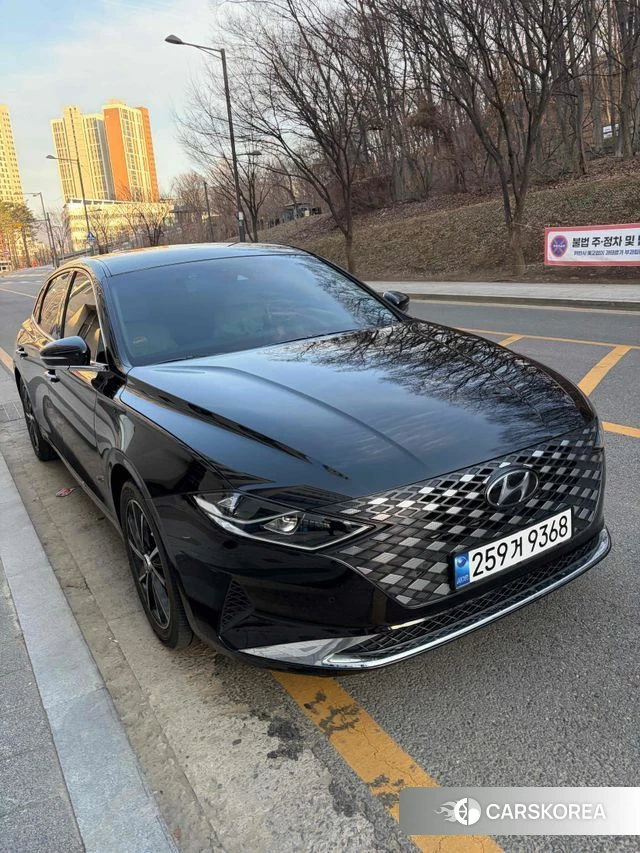 Hyundai The New Grandeur IG 2022 Черный из Кореи, фото 5