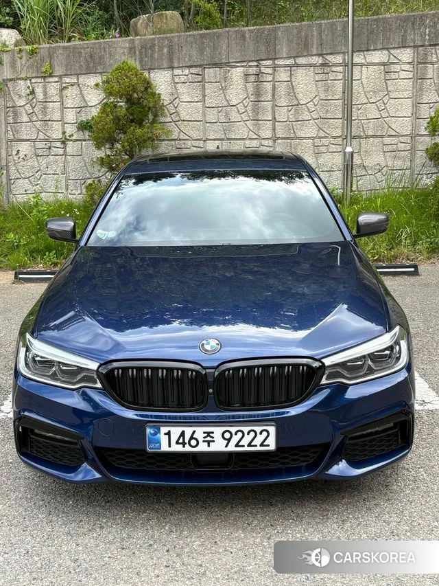 BMW 5 Series (G30) 2019 Синий из Кореи, фото 4