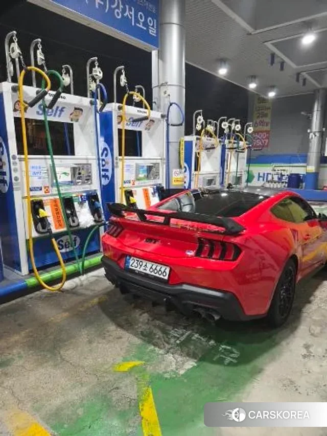 Ford Mustang 7th Generation 2024 Красный из Кореи, фото 3