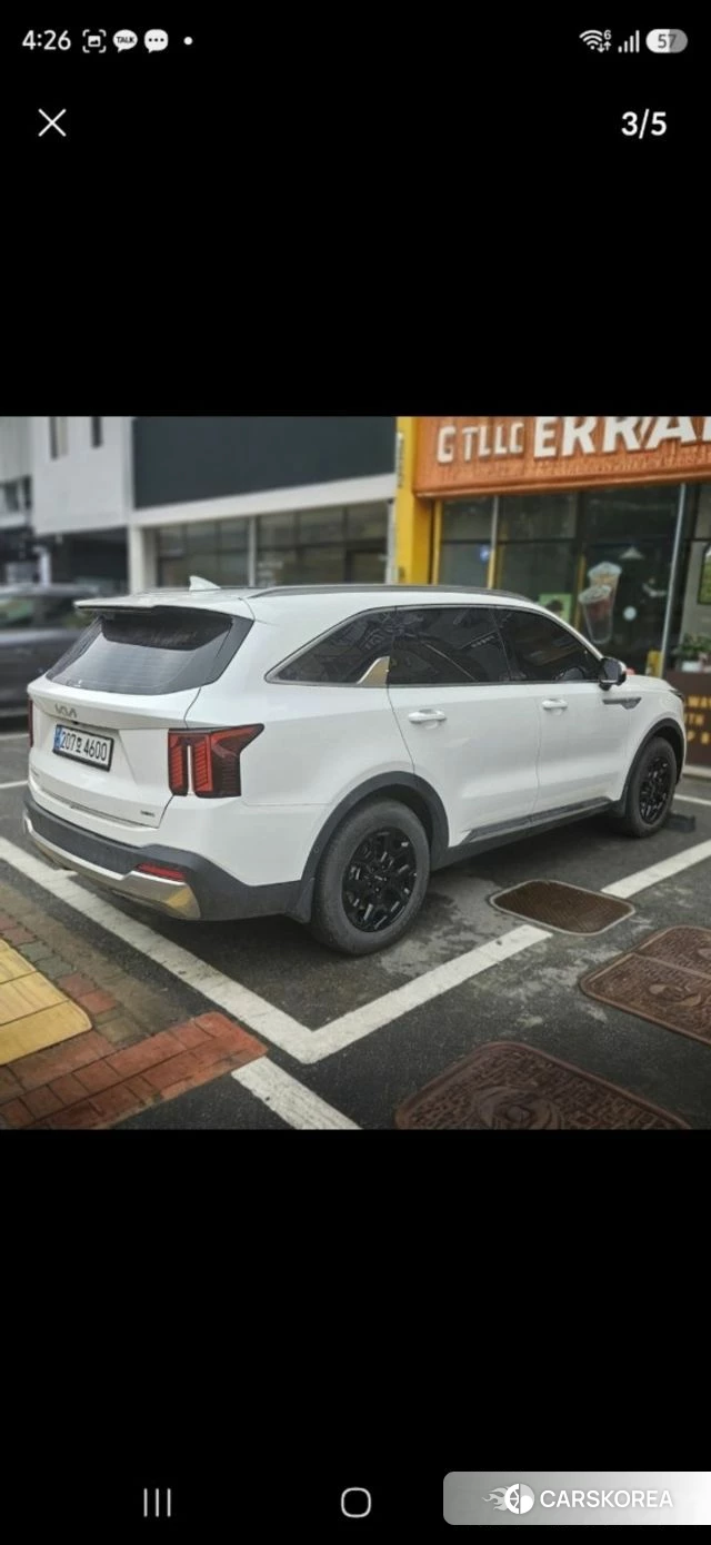 Kia The New Sorento 4th Generation 2025 Белый из Кореи, фото 3