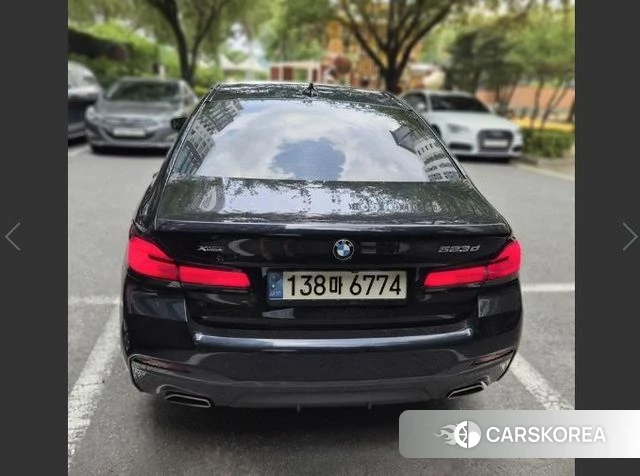 BMW 5 Series (G30) 2021 Черный из Кореи, фото 3