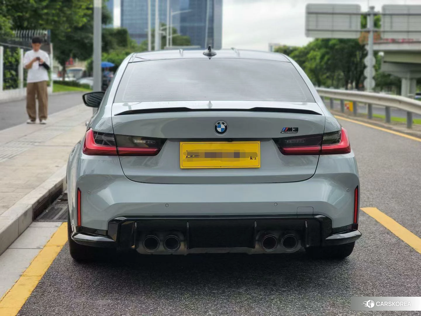 BMW M3 2021 Серебристо-серый из Китая, фото 3