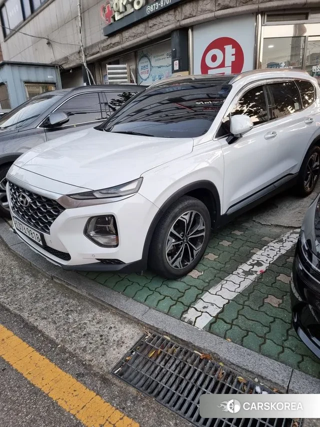 Hyundai Santa Fe TM 2019 Белый из Кореи, фото 3