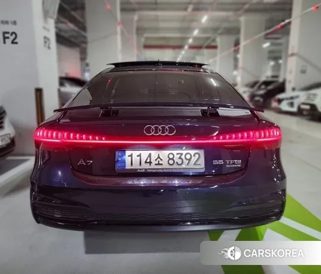 Audi A7 (4K) 2022 Синий из Кореи, фото 5