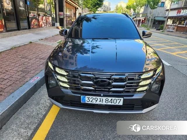 Hyundai The New Tucson Hybrid (NX4) 2023 Серый из Кореи, фото 3