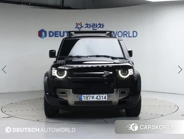 Land Rover Defender (L663) 2024 Черный из Кореи, фото 3