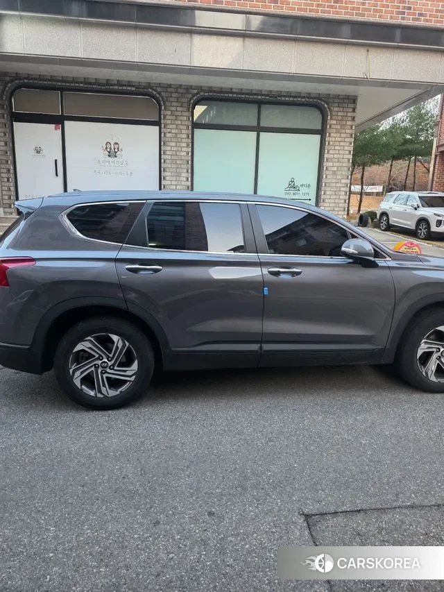 Hyundai The New Santa Fe 2020 Серебряный двухцветный из Кореи, фото 3