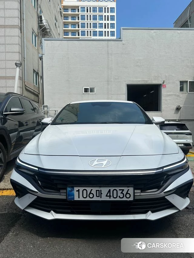 Hyundai The New Avante (CN7) 2025 Белый из Кореи, фото 3