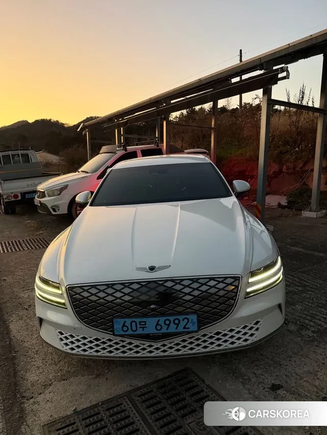 Genesis Electrified G80 (RG3) 2021 Белый из Кореи, фото 3