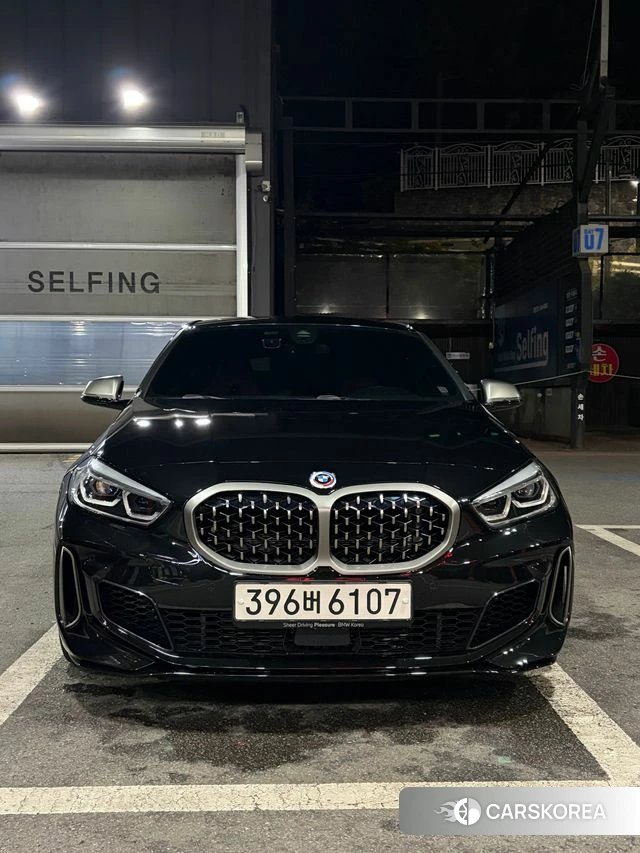 BMW 1 Series (F40) 2022 Черный из Кореи, фото 4