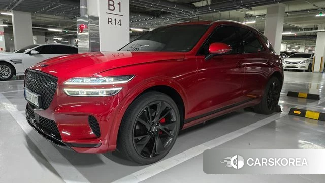 Genesis GV70 2021 Красный из Кореи, фото 3